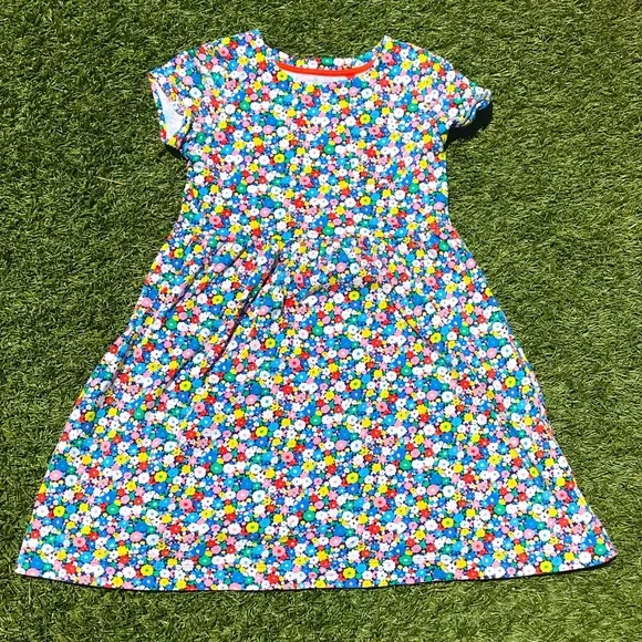 MINI BODEN Flower Print Dress - Picture 1 of 3
